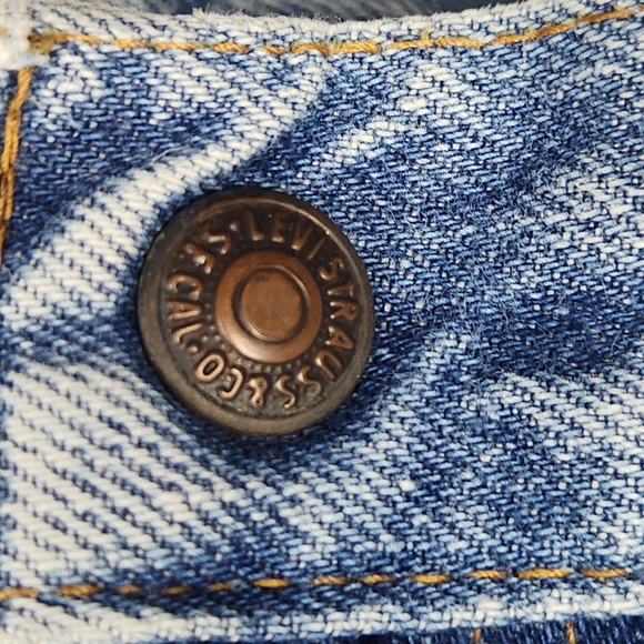Levis Jeans Womens Size 26 Flare Leg Orange Tab Light Wash Blue Denim Pants - Picture 5 of 15